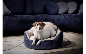 Panier pour chien et chat 70 x 55 cm bleu + gris clair MICKEY