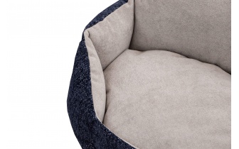 Panier pour chien et chat 70 x 55 cm bleu + gris clair MICKEY