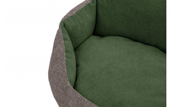 Panier pour chien et chat 70 x 55 cm beige + vert MICKEY