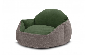 Panier pour chien et chat 70 x 55 cm beige + vert MICKEY