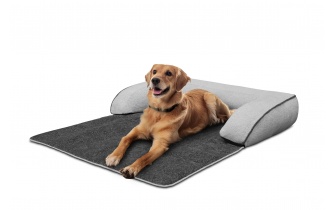 Panier pour chien et chat 100 x 120 cm gris foncé + gris clair DINA