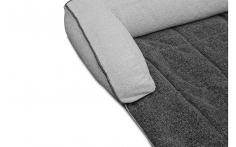 Panier pour chien et chat 100 x 120 cm gris foncé + gris clair DINA