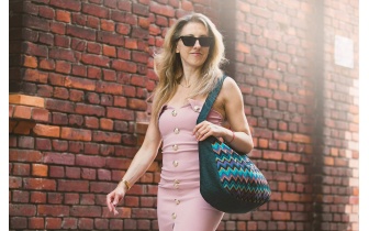 Sac cabas en tissu à motifs DIANE