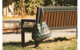 Sac cabas en tissu à motifs DIANE