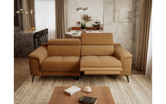 Canapé droit 3 places avec un relax électrique à côté droit FIERO