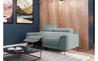 Canapé droit 3 places avec un relax électrique à côté gauche FIERO