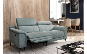 Canapé droit 3 places avec un relax électrique à côté gauche FIERO