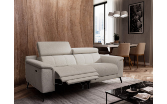 Canapé droit 3 places avec un relax électrique à côté gauche FIERO