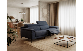 Canapé droit 3 places avec un relax électrique à côté droit FIERO