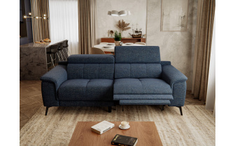 Canapé droit 3 places avec un relax électrique à côté droit FIERO