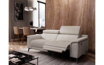 Canapé droit 3 places avec un relax électrique à côté droit FIERO