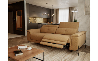 Canapé droit 3 places avec un relax électrique à côté droit AVENA