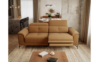 Canapé droit 3 places avec un relax électrique à côté droit AVENA