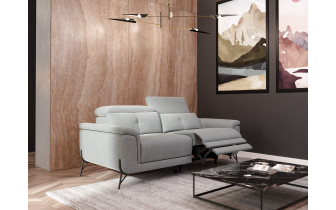 Canapé droit 3 places avec un relax électrique à côté droit AVENA