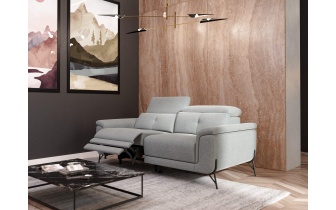 Canapé droit 3 places avec un relax électrique à côté gauche AVENA