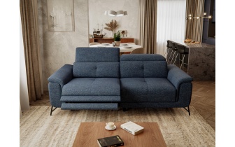 Canapé droit 3 places avec un relax électrique à côté gauche AVENA