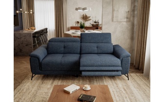 Canapé droit 3 places avec un relax électrique à côté droit AVENA