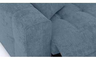 Canapé droit 3 places avec deux relax électriques QUARTZ