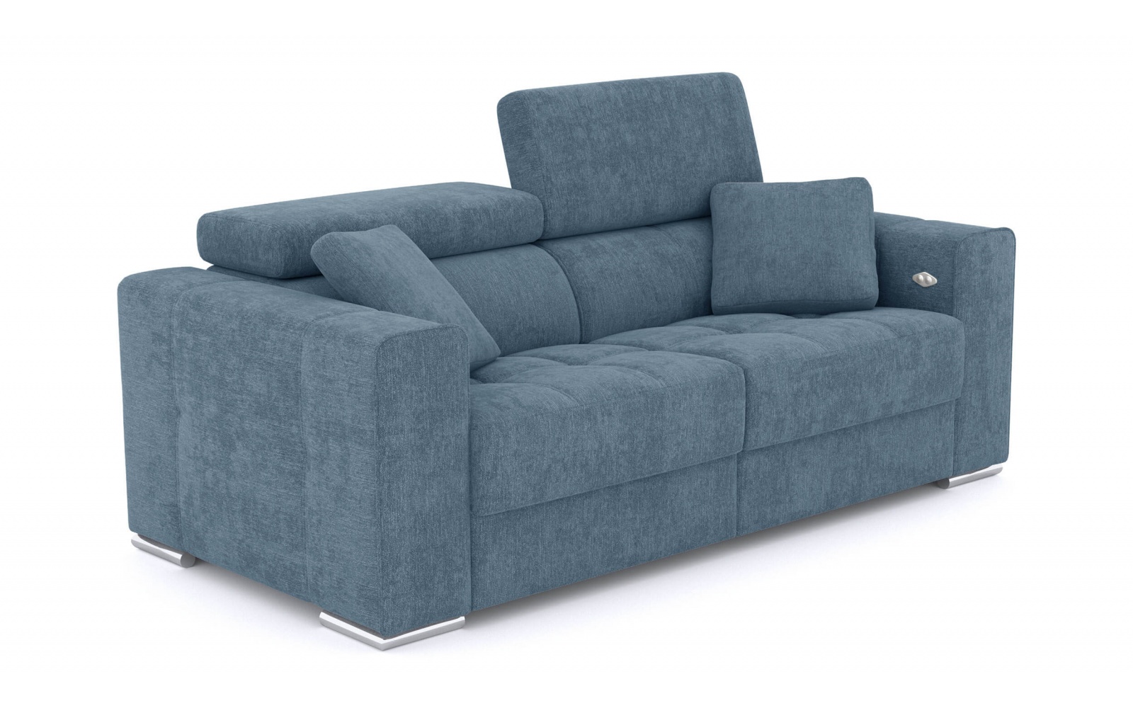 Canapé droit 3 places avec deux relax électriques QUARTZ