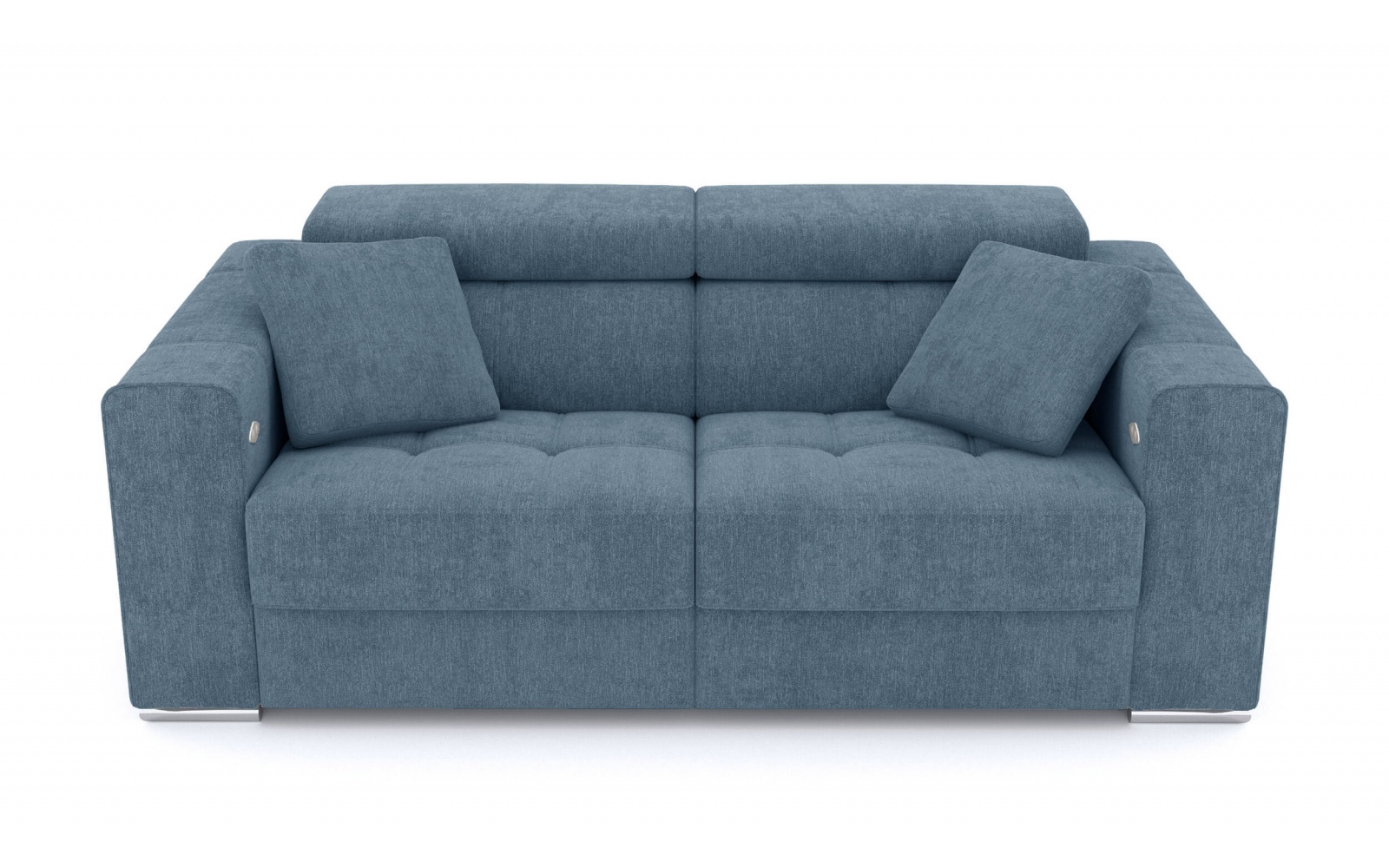 Canapé droit 3 places avec deux relax électriques QUARTZ