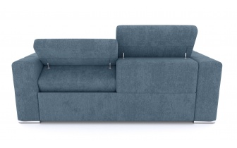 Canapé droit 3 places avec deux relax électriques QUARTZ