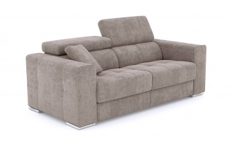 Canapé droit 3 places avec un relax électrique à côté gauche QUARTZ