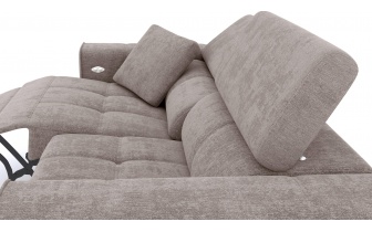 Canapé droit 3 places avec un relax électrique à côté gauche QUARTZ