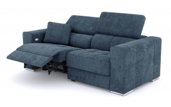 Canapé droit 3 places avec un relax électrique à côté gauche QUARTZ