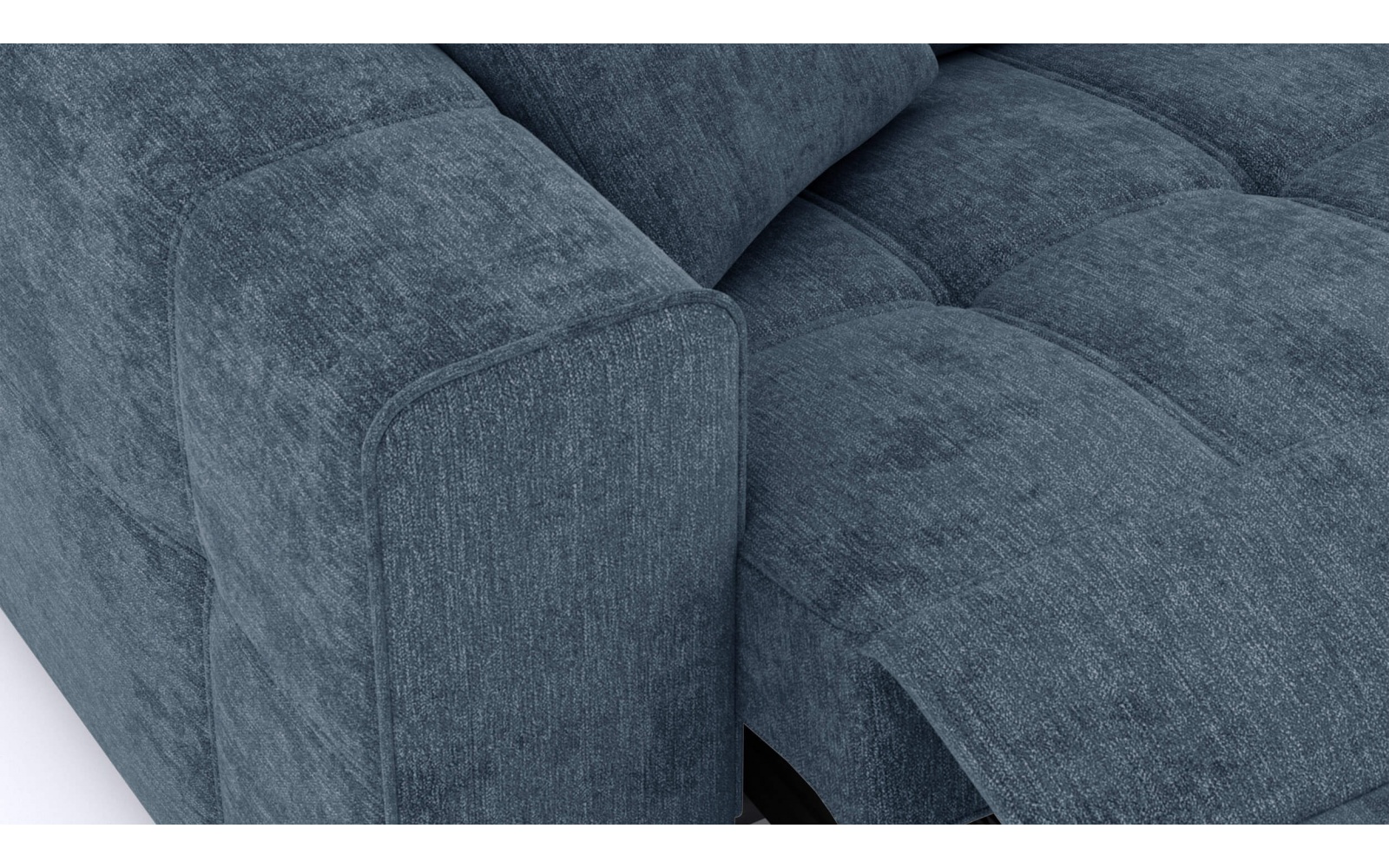 Canapé droit 3 places avec un relax électrique à côté gauche QUARTZ