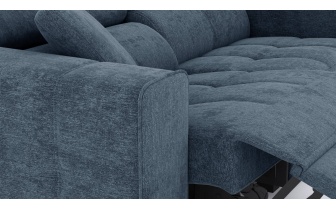 Canapé droit 3 places avec un relax électrique à côté gauche QUARTZ