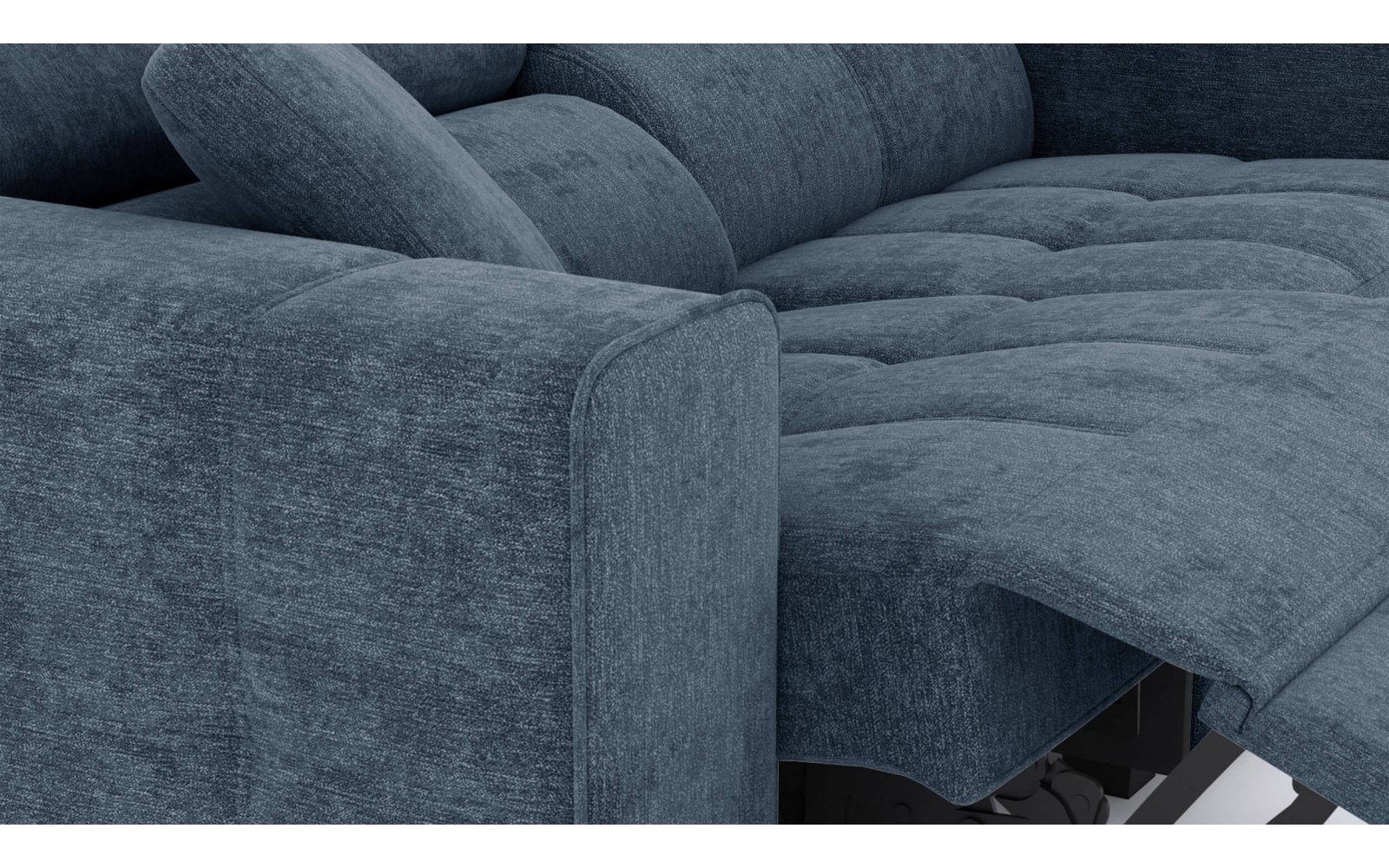 Canapé droit 3 places avec un relax électrique à côté gauche QUARTZ