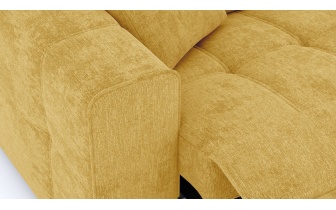 Canapé droit 3 places avec un relax électrique à côté gauche QUARTZ