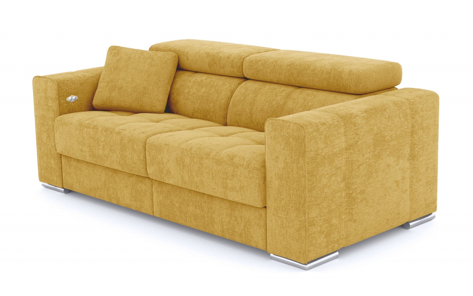 Canapé droit 3 places avec un relax électrique à côté gauche QUARTZ