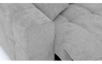 Canapé droit 3 places avec un relax électrique à côté gauche QUARTZ