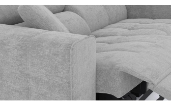 Canapé droit 3 places avec un relax électrique à côté gauche QUARTZ