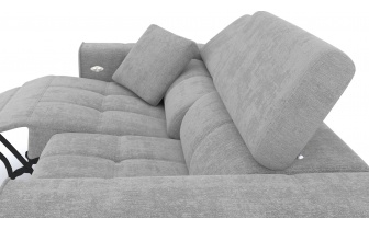 Canapé droit 3 places avec un relax électrique à côté gauche QUARTZ