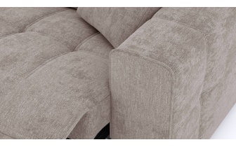 Canapé droit 3 places avec un relax électrique à côté droit QUARTZ