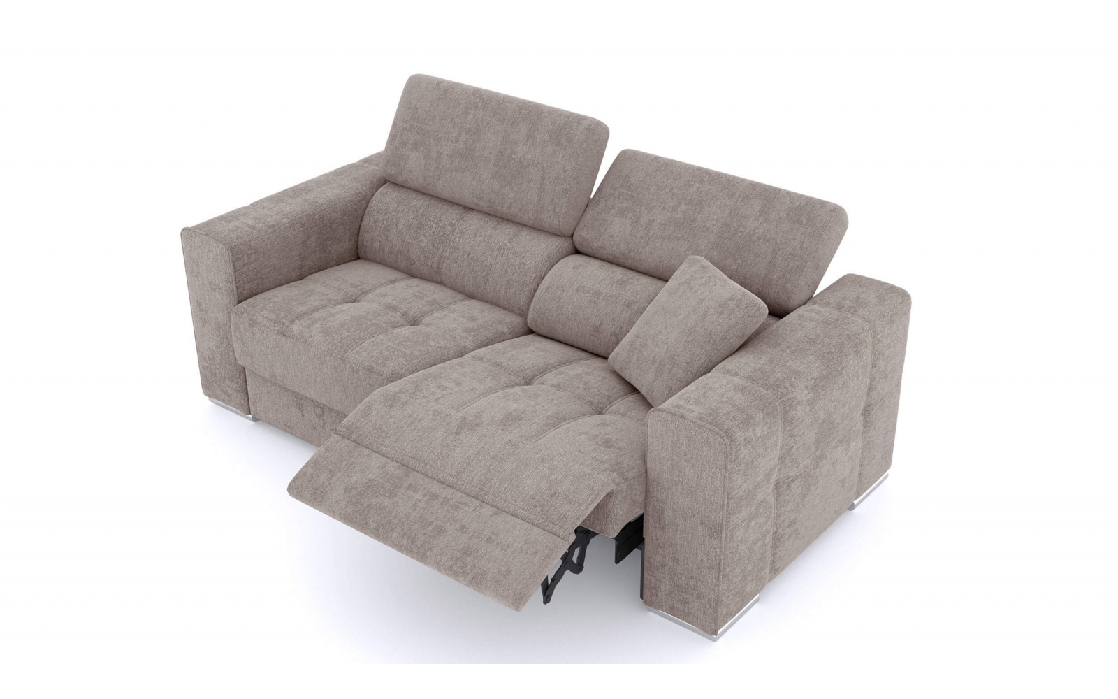 Canapé droit 3 places avec un relax électrique à côté droit QUARTZ