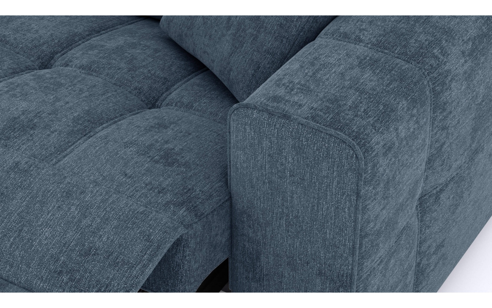 Canapé droit 3 places avec un relax électrique à côté droit QUARTZ