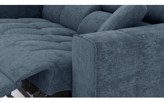 Canapé droit 3 places avec un relax électrique à côté droit QUARTZ