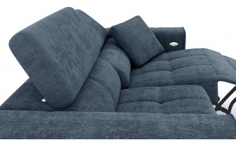 Canapé droit 3 places avec un relax électrique à côté droit QUARTZ