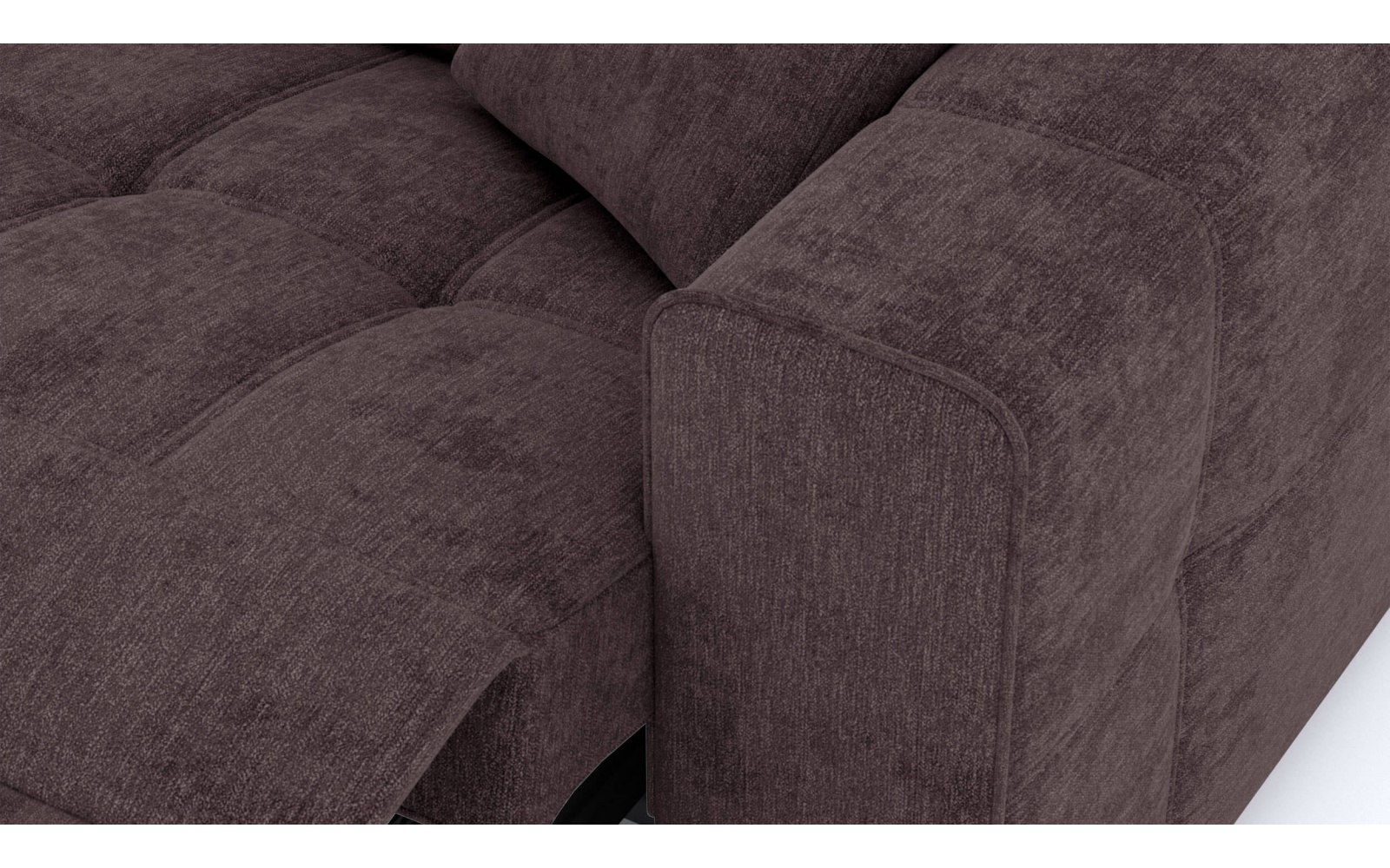 Canapé droit 3 places avec un relax électrique à côté droit QUARTZ