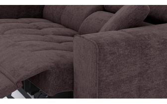 Canapé droit 3 places avec un relax électrique à côté droit QUARTZ