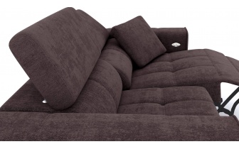 Canapé droit 3 places avec un relax électrique à côté droit QUARTZ