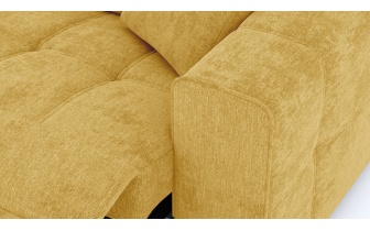 Canapé droit 3 places avec un relax électrique à côté droit QUARTZ