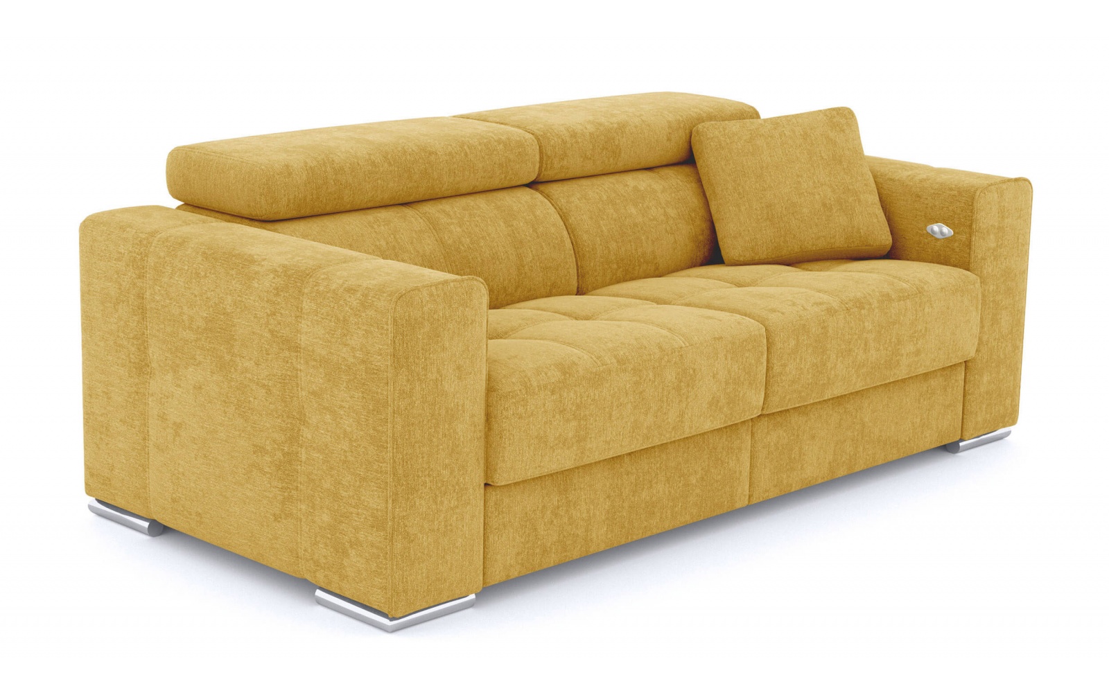 Canapé droit 3 places avec un relax électrique à côté droit QUARTZ