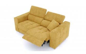 Canapé droit 3 places avec un relax électrique à côté droit QUARTZ