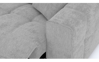 Canapé droit 3 places avec un relax électrique à côté droit QUARTZ