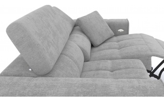 Canapé droit 3 places avec un relax électrique à côté droit QUARTZ