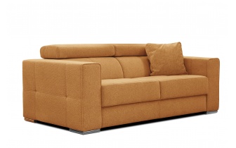 Canapé droit 3 places avec appuis-tête réglables QUARTZ